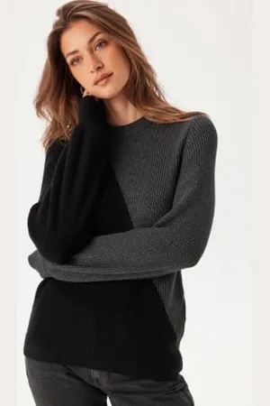 Object Objditte Re L/S KNIT PULLOVER S