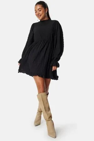 BUBBLEROOM Frill Structured Dress XS