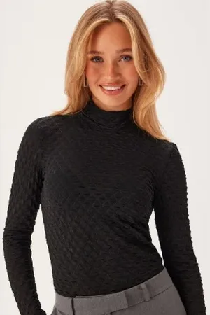 SELECTED Slftimmi Ls High Neck Structur M