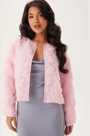BUBBLEROOM Floral Short Jacket XS