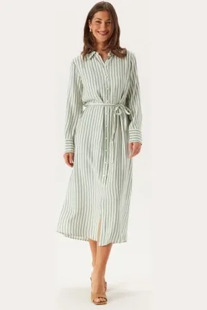 Y.A.S Kaya Ls Long Shirt Dress 36
