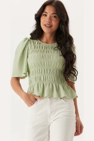 Happy Holly Butterfly Sleeve Smock Top 40/42