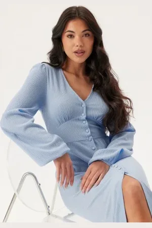 BUBBLEROOM Structure Button Midi Dress XL