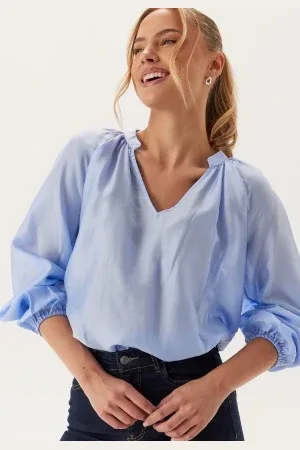 Object Objheidi L/S LO V-NECK TOP LO 36