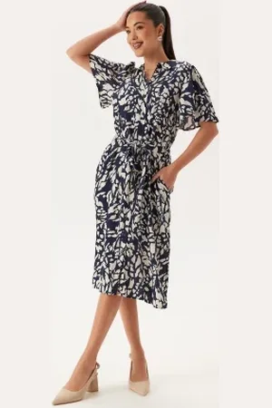 VILA Vilullu S/S KNEE SHIRT DRESS K 38