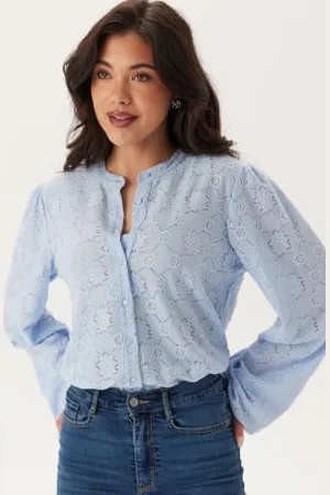 BUBBLEROOM Long Sleeve Button Blouse XS