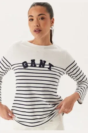 GANT Reg Breton Boat Neck T-shirt XS