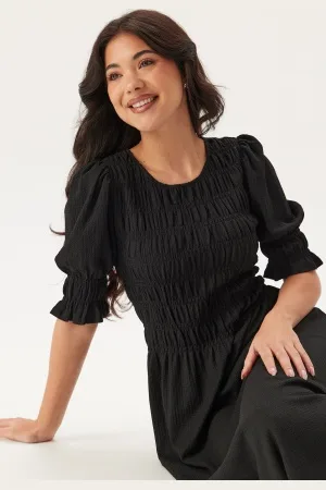 Happy Holly Short Sleeve Smock Dress 32/34
