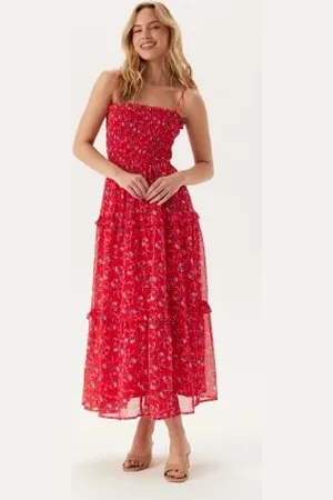 Tommy Hilfiger Tjw Aop Chiffon Maxi Dress M