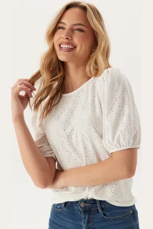 VILA Vikally O-neck 2/4 TOP - NOOS S