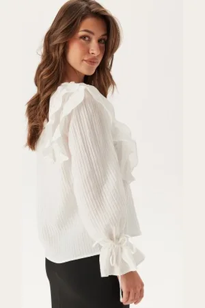 VERO MODA Vmkausa Frill Ls Top M