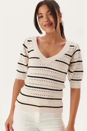 Happy Holly Short Sleeve Knit Sweater 32/34
