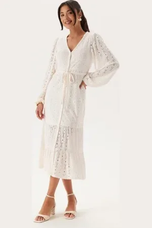 Happy Holly Soft Broderie Anglaise Dress 32/34