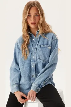 Calvin Klein Dad Denim Shirt S