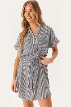 VERO MODA Vmbumpy Ss Short Shirt Dress XS
