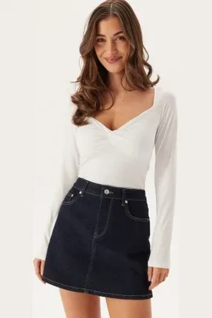 BUBBLEROOM Twisted Long Sleeve Top XS