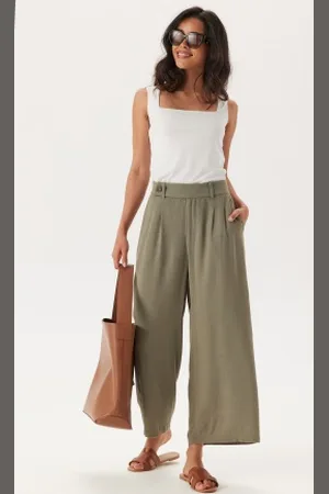 Happy Holly Linen Pants 32/34