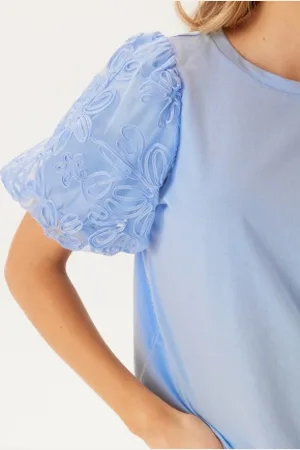 VILA Visimonia O-neck S/S TOP TOP T M