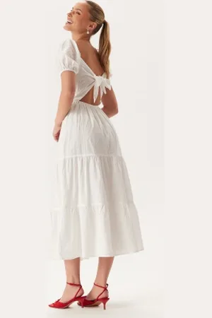 BUBBLEROOM Smock Maxi Dress XS
