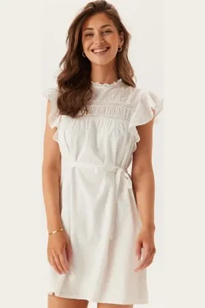 VERO MODA Vmtrine Sl Short Lace Dress M