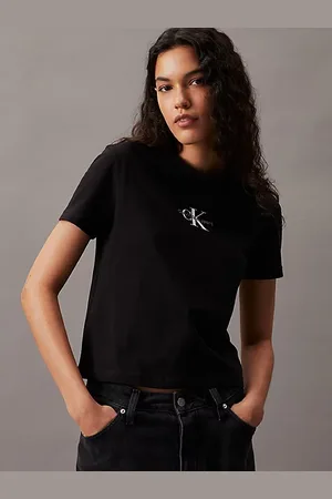 Calvin Klein Cropped Monogram T-shirt