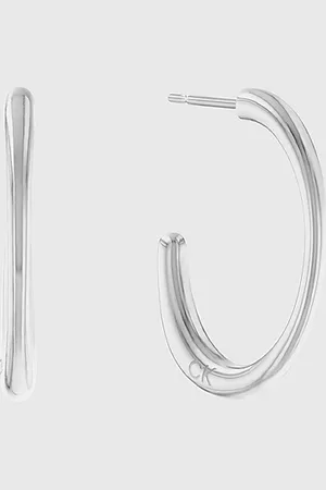 Calvin Klein Organic Shape Hoop Earrings