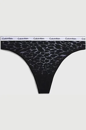 Calvin Klein Lace High Leg Thong