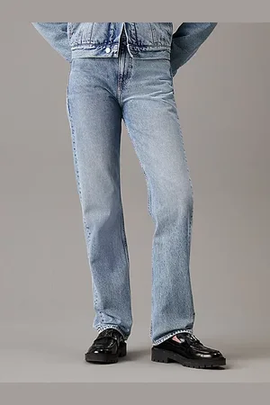 Calvin Klein High Rise Straight Jeans