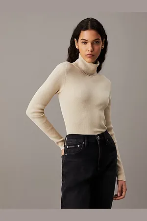 Calvin Klein Slim Ribbed Roll Neck Jumper