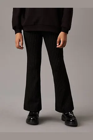 Calvin Klein Flared Pinstripe Trousers