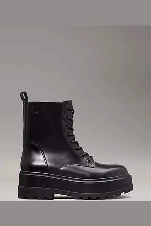 Calvin Klein Leather Platform Boots