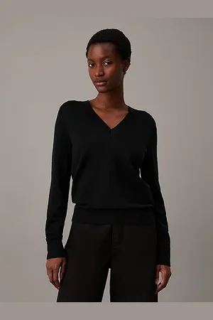 Calvin Klein Merino Wool V-neck Jumper