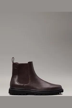 Calvin Klein Leather Chelsea Boots