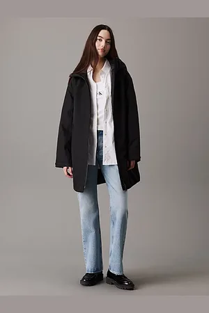 Calvin Klein Technical Hooded Parka Coat