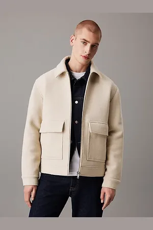 Calvin Klein Relaxed Wool Blend Jacket