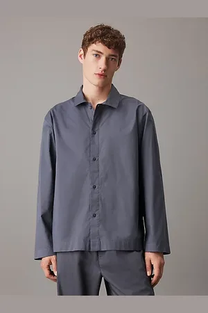 Calvin Klein Cotton Poplin Pyjama Top