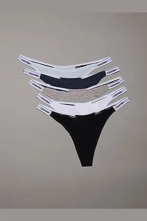 Calvin Klein 5 Pack String Thongs - Modern Logo