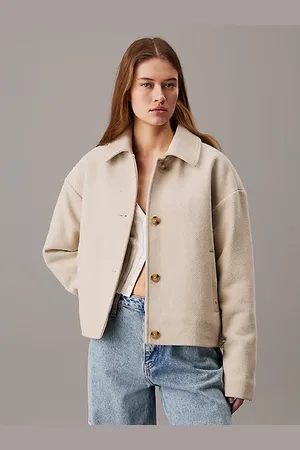Calvin Klein Short Wool Blend Jacket