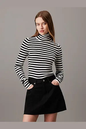 Calvin Klein Slim Ribbed Roll Neck Jumper