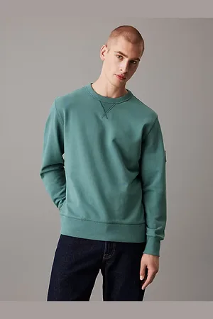 Calvin Klein Cotton Terry Badge Sweatshirt