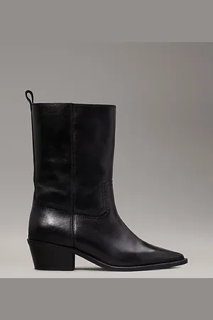 Calvin Klein Leather Cowboy Boots