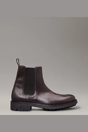 Calvin Klein Leather Chelsea Boots