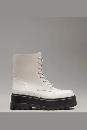 Calvin Klein Leather Platform Boots