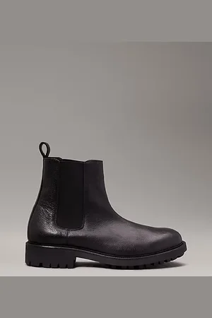 Calvin Klein Leather Chelsea Boots