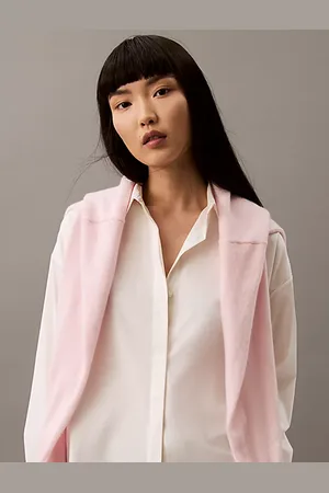 Calvin Klein Poplin Relaxed Button-Down Shirt
