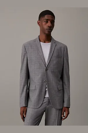 Calvin Klein Melange Wool Blazer