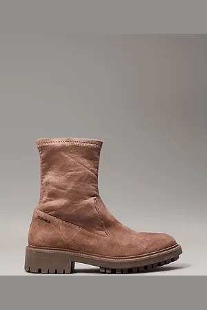 Calvin Klein Suede Biker Boots