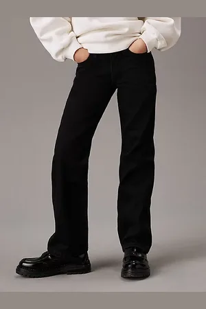 Calvin Klein Mid Rise Straight Jeans