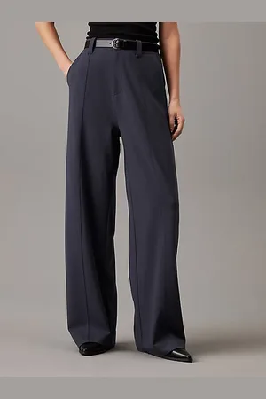 Calvin Klein Milano Jersey Wide Leg Trousers