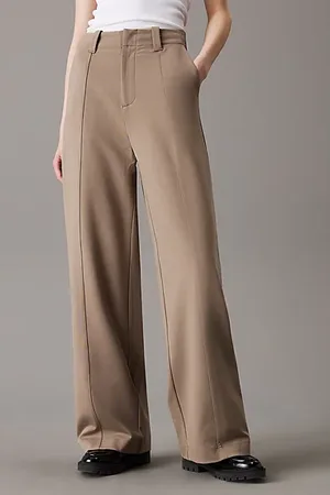 Calvin Klein Milano Jersey Wide Leg Trousers